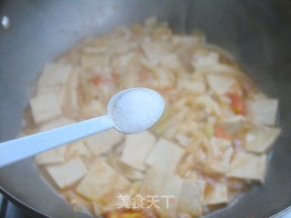 Let You Eat Hot and Comfortable-fried Tofu with Chinese Cabbage recipe