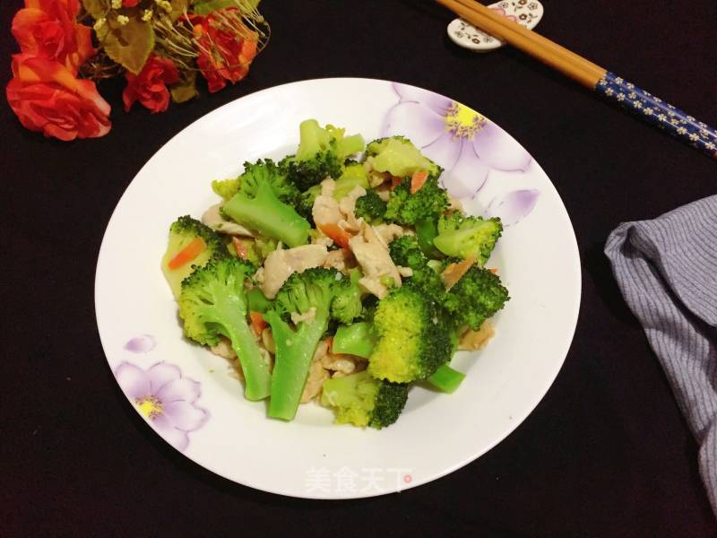 Stir-fried Chicken with Broccoli recipe