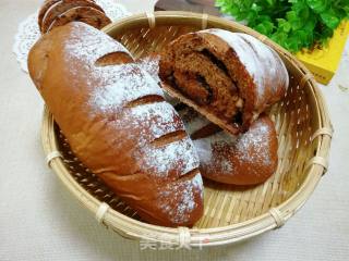 Banana Chocolate Walnut Bread recipe