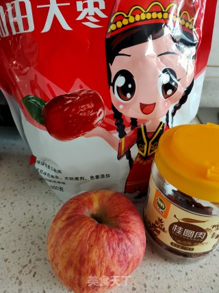 Jujube, Longan, Apple Water recipe