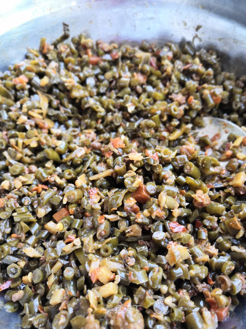 Rice Suffers~~sour Cowpeas with Minced Meat recipe