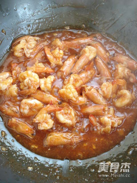 Open Back Shrimp in Garlic Tomato Sauce recipe