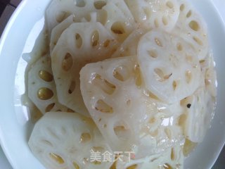 Sweet and Sour Lotus Root Slices recipe