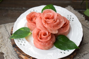 Tanabata Rose Dumplings recipe