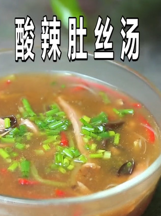 Hot and Sour Tripe Soup recipe