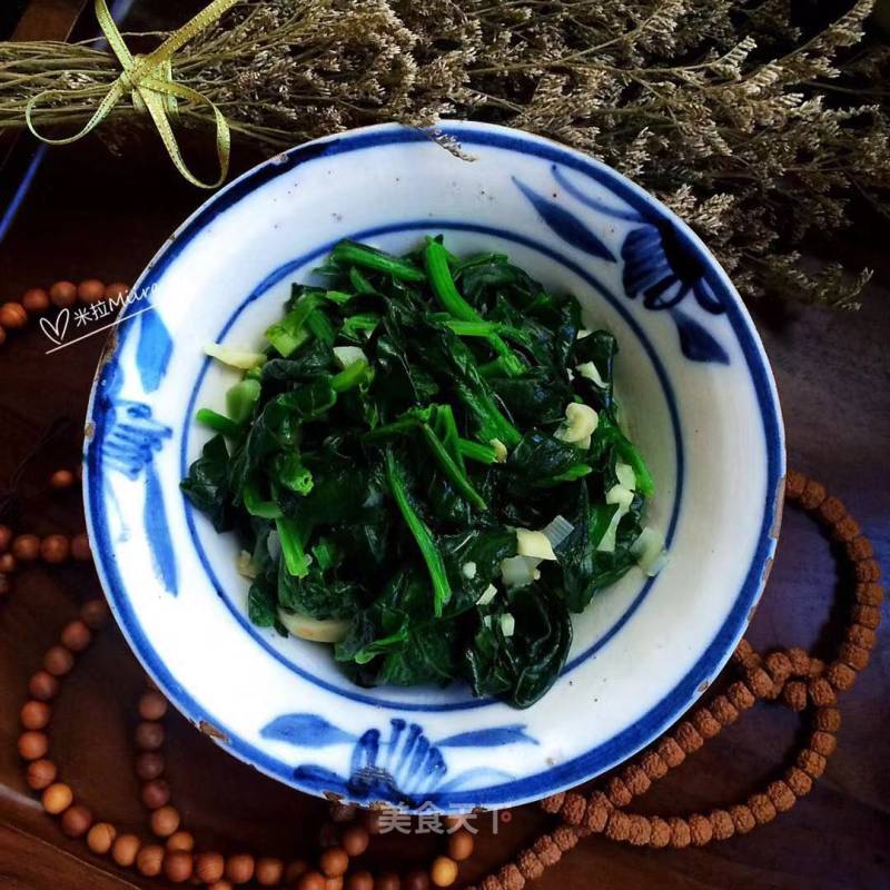 Stir-fried Spinach recipe