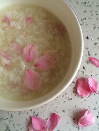 Peach Blossom Porridge recipe