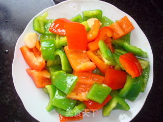 Stir-fried Beef with Bell Pepper recipe