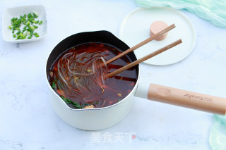 Hot and Sour Noodles with Minced Meat recipe