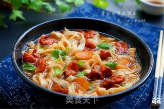 Spicy Braised Pork Intestine Noodle recipe