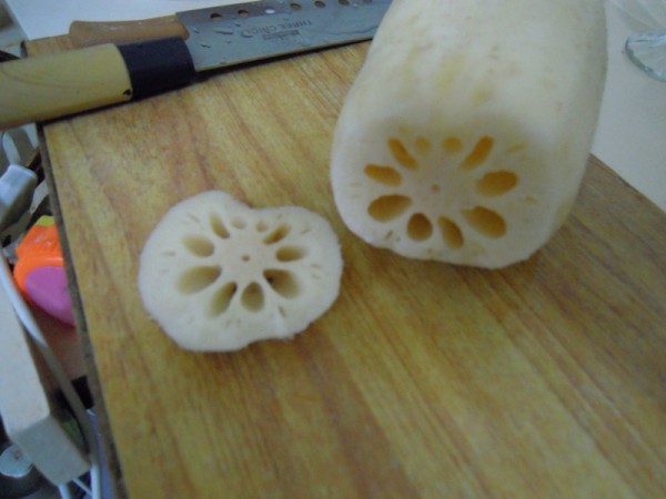 Chrysanthemum Fragrant Glutinous Rice Lotus Root recipe