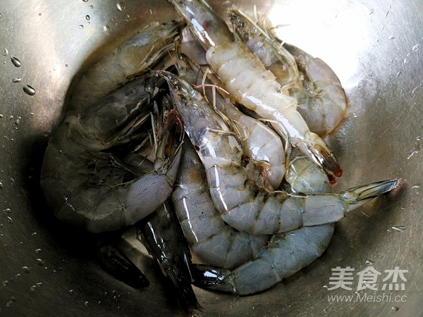 Baked Shrimp with Salted Egg Yolk recipe