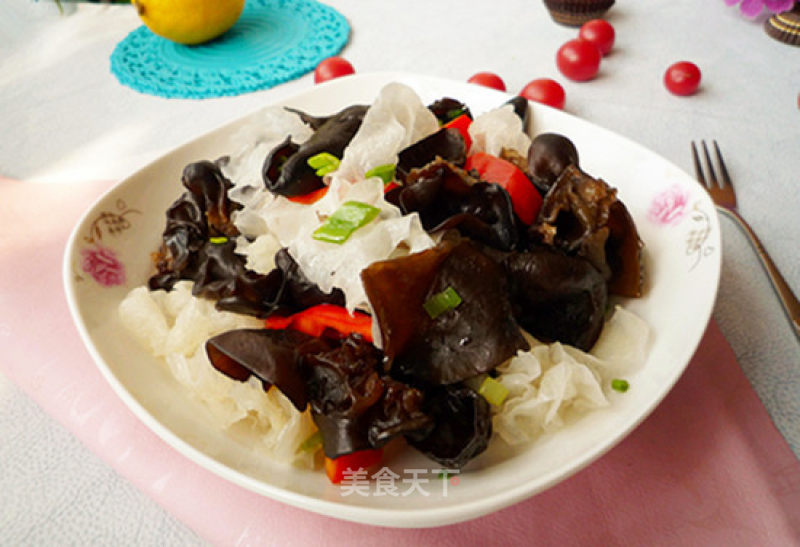 Two Ears with Scallion Oil recipe