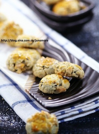 Peanut Sesame Shortbread recipe