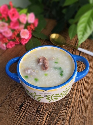 Taro Pork Ribs Congee recipe