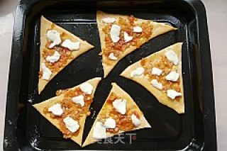 [diy New Orleans Barbecue Pizza] Shrimp Triangle Crispy Pizza recipe