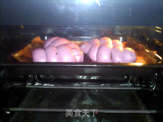 【united States】purple Sweet Potato Sausage Buns recipe