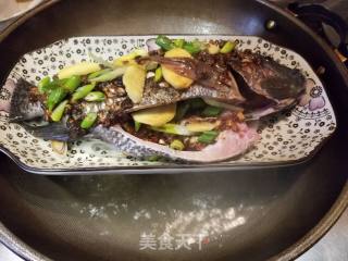 Steamed Standing Fish in Black Bean Sauce recipe