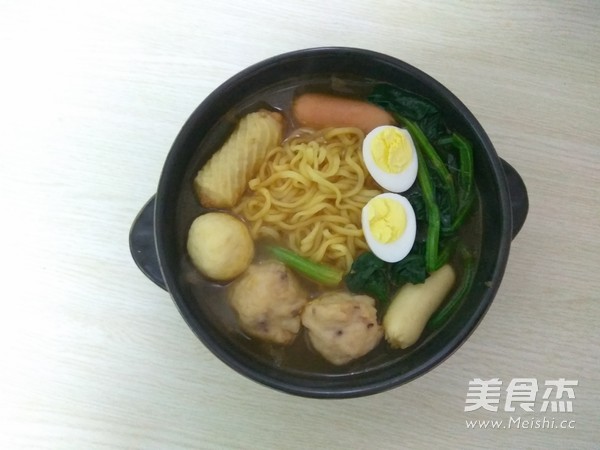 Assorted Boiled Instant Noodles recipe