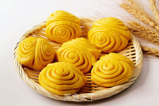 Pattern Pastry [pumpkin Butterfly Flower Roll] recipe