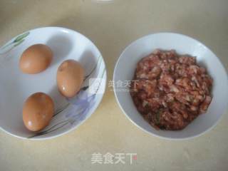 Steamed Custard with Minced Meat recipe
