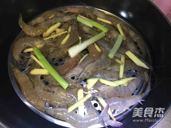 Steamed Fresh Shrimp recipe
