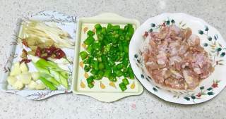 Green Pepper Fried Chicken recipe