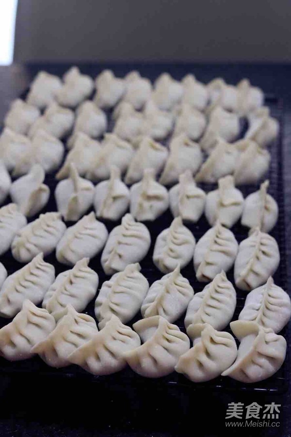 Beef, Lotus Root and Celery Dumplings recipe