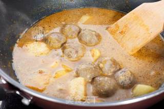 Xin Chao Beef Curry Potato Beef Balls recipe