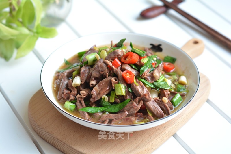 Stir Fried Chicken Hearts recipe