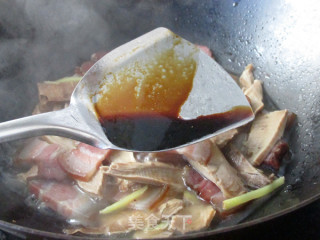 Stir-fried Dried Bamboo Shoots with Bacon recipe