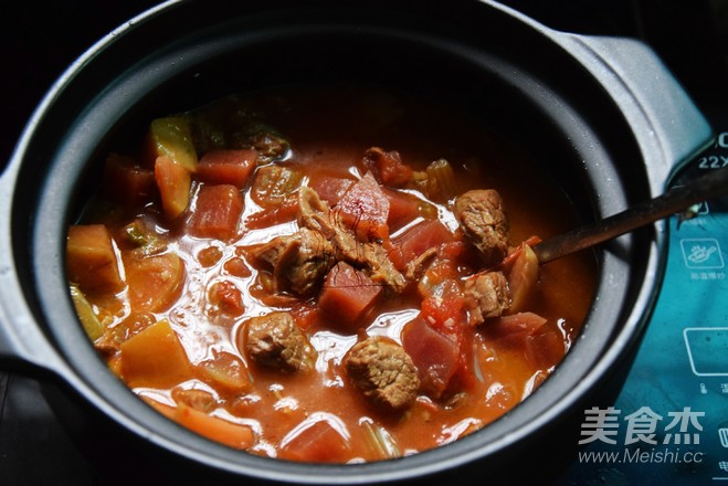 Beetroot Beef Brisket Fruit and Vegetable Soup recipe