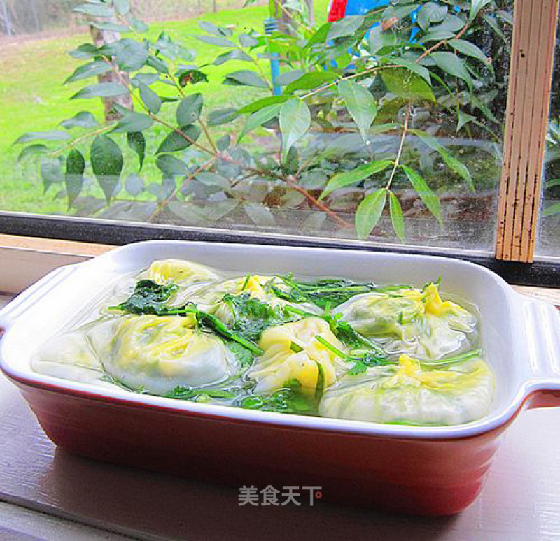 Leek and Egg Wanton recipe