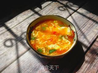 Enoki Mushroom and Egg Drop Soup recipe