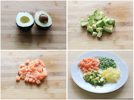 Salmon Salad with Avocado recipe