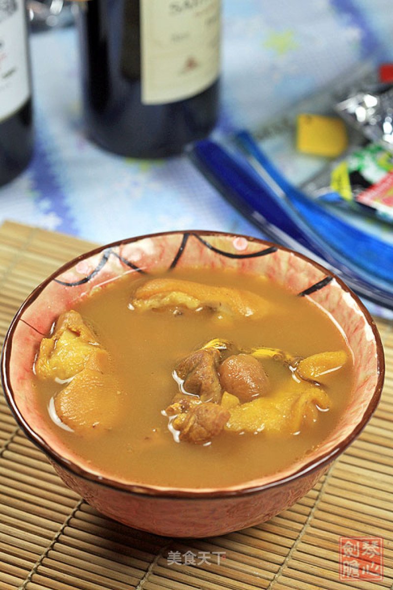 Stewed Trotter with Cordyceps Flower recipe