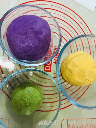 Colorful Taro Balls recipe