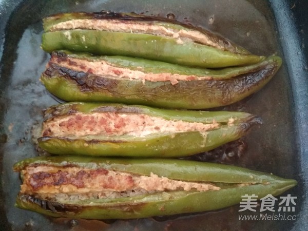 Green Pepper Stuffed Meat recipe