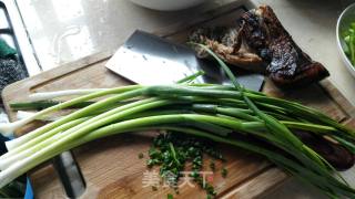 Stir-fried Garlic Sprouts with Smoked Bacon recipe