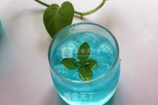 Summer Cold Drink-mint Blueberry Cocktail recipe