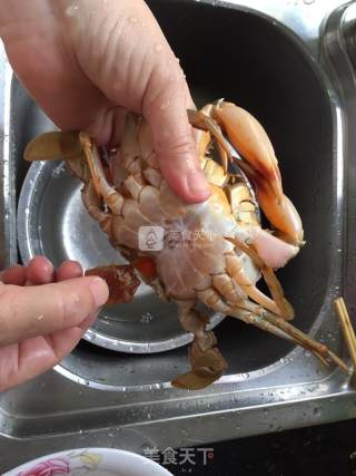 Steamed Crab with Longan recipe