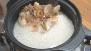 Water Chestnut Stewed Rice recipe