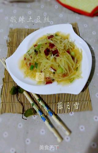 Hot and Sour Potato Shreds recipe