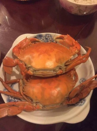 Steamed Sanmen Blue Crab recipe