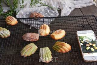 Tricolor Madeleine recipe