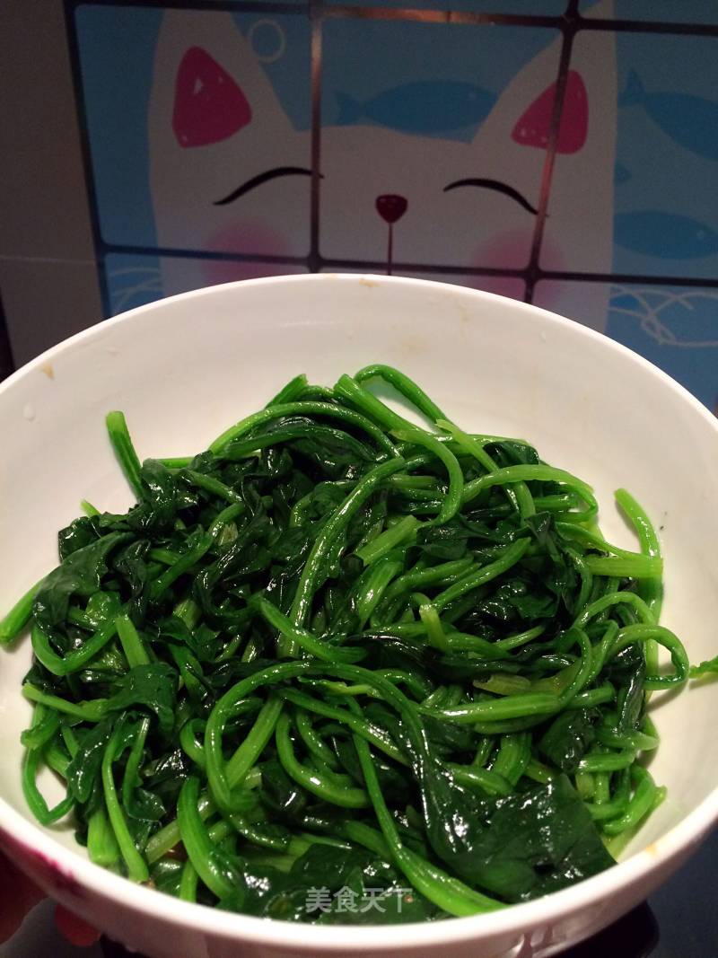 Sesame Oil Spinach recipe