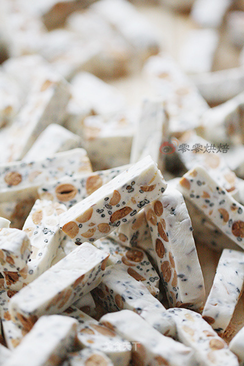 Sesame Peanut Nougat recipe