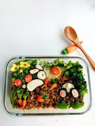 #aca烤明星大赛#little Rabbit Beef and Vegetable Bento recipe