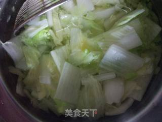 Warm Heart and Stomach Spine Stewed Cabbage recipe