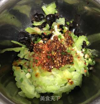 Cold Bitter Melon Black Fungus recipe